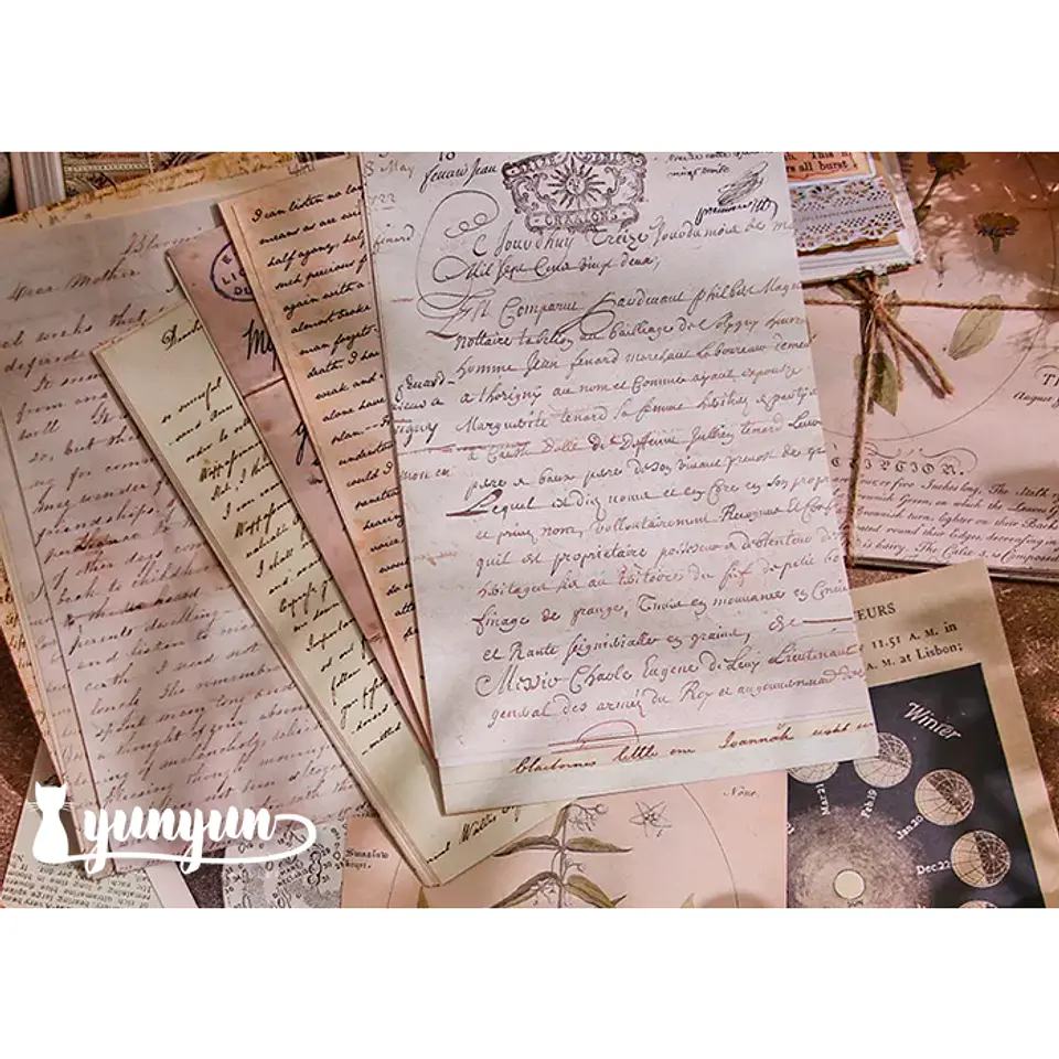 Retro Inspiration Material Paper - 30 pzas 3