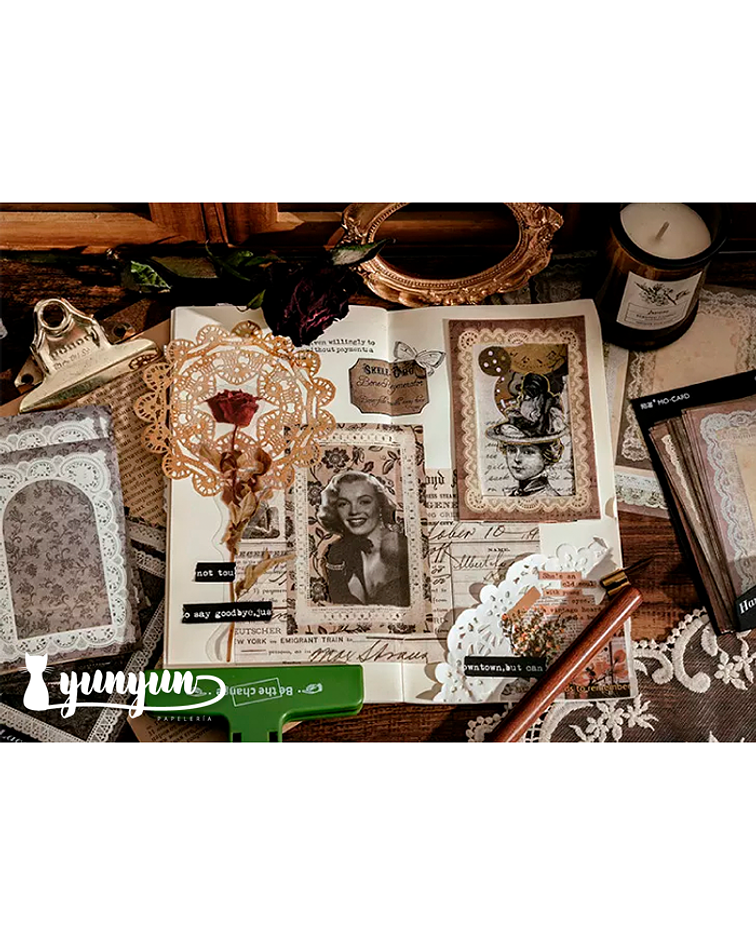 Retro Inspiration Material Paper - 30 pzas