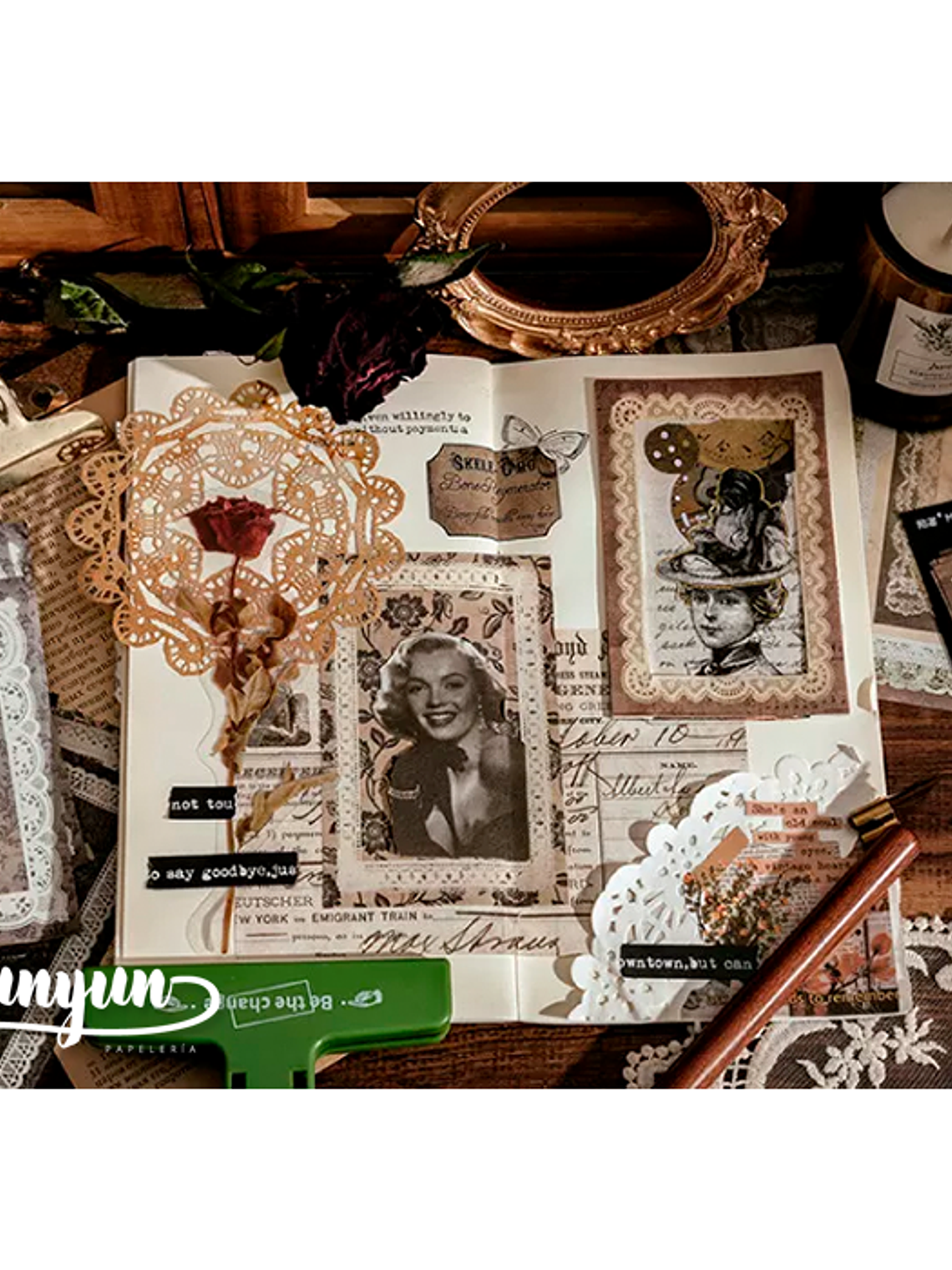 Retro Inspiration Material Paper - 30 pzas 4