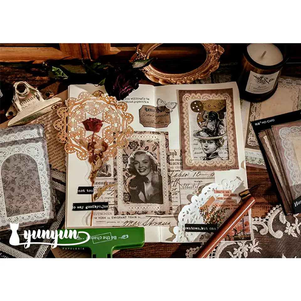 Retro Inspiration Material Paper - 30 pzas 4