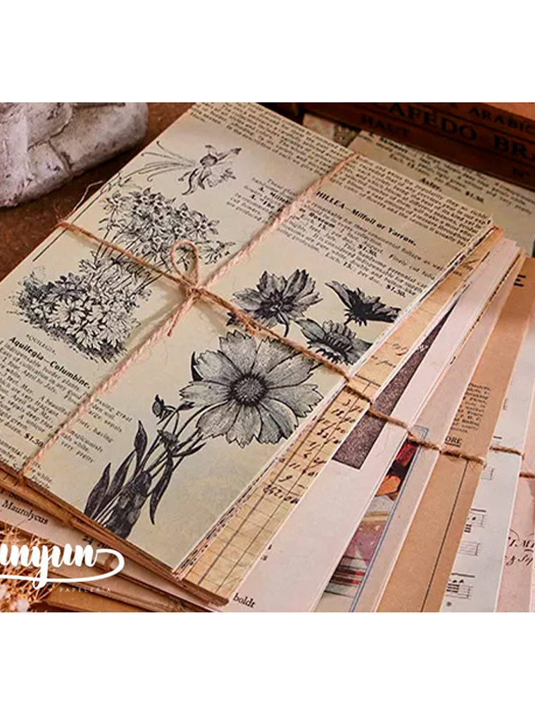 Retro Inspiration Material Paper - 30 pzas 8