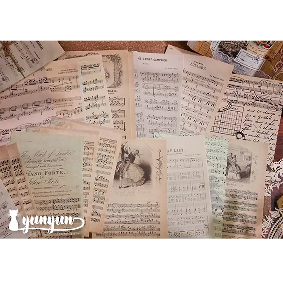 Retro Inspiration Material Paper - 30 pzas 5