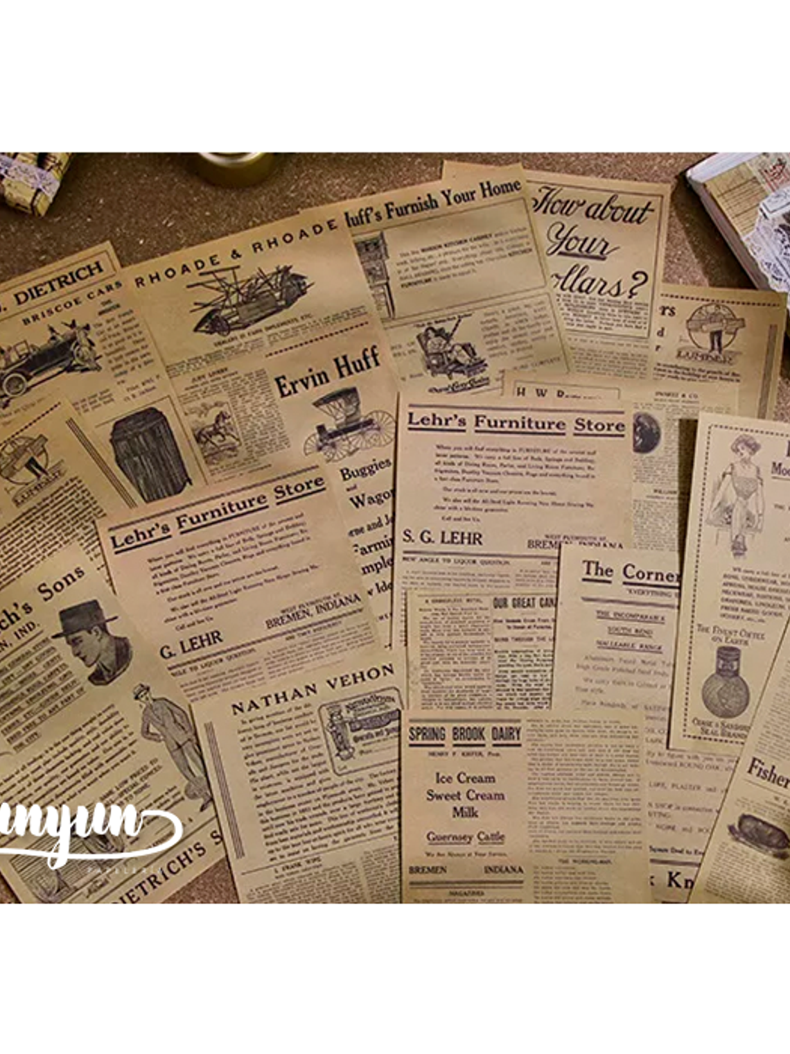 Retro Inspiration Material Paper - 30 pzas 7