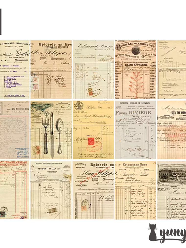 Retro Inspiration Material Paper - 30 pzas 18