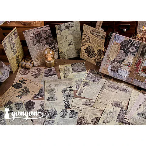 Retro Inspiration Material Paper - 30 pzas