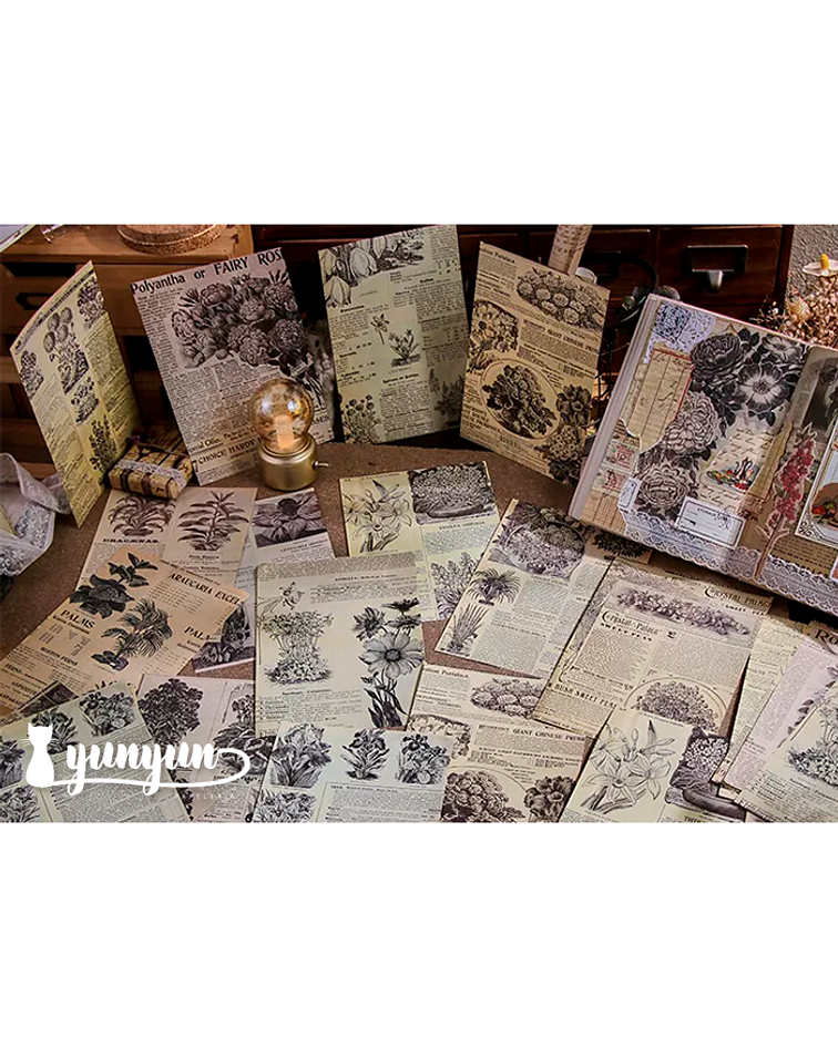 Retro Inspiration Material Paper - 30 pzas