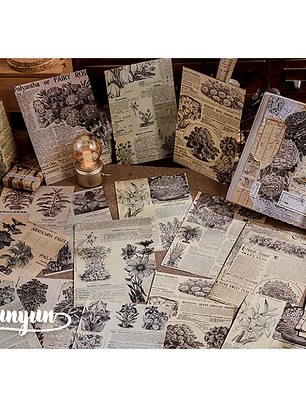 Retro Inspiration Material Paper - 30 pzas