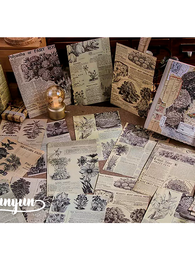 Retro Inspiration Material Paper - 30 pzas 1