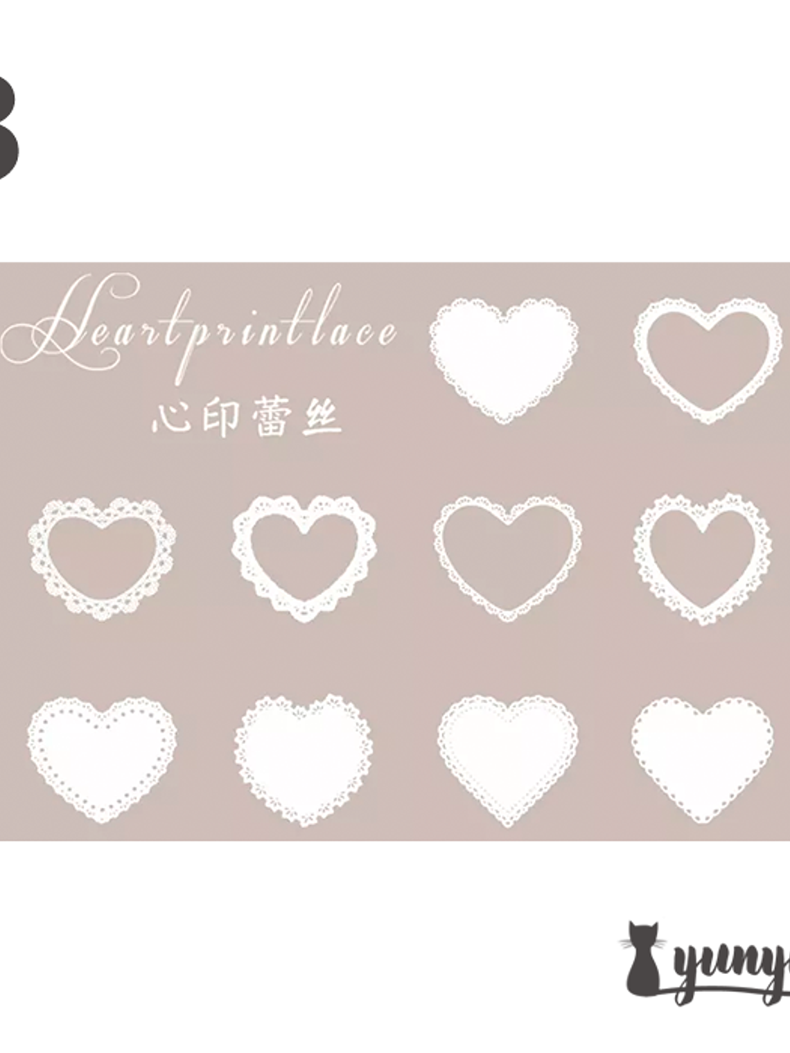 Set Blondas de Papel II - 10 pzas 10