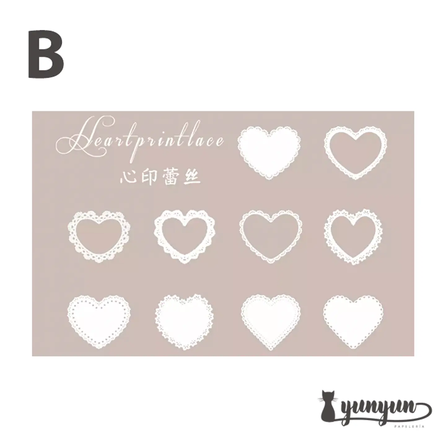 Set Blondas de Papel II - 10 pzas 10