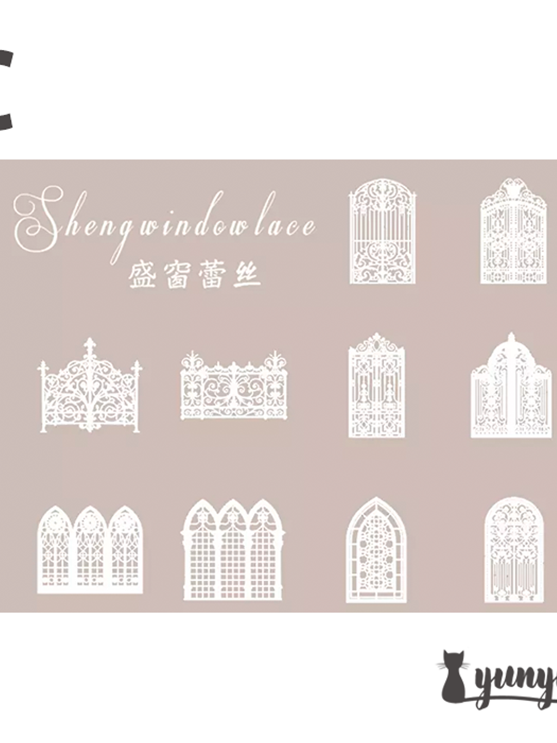 Set Blondas de Papel II - 10 pzas 11