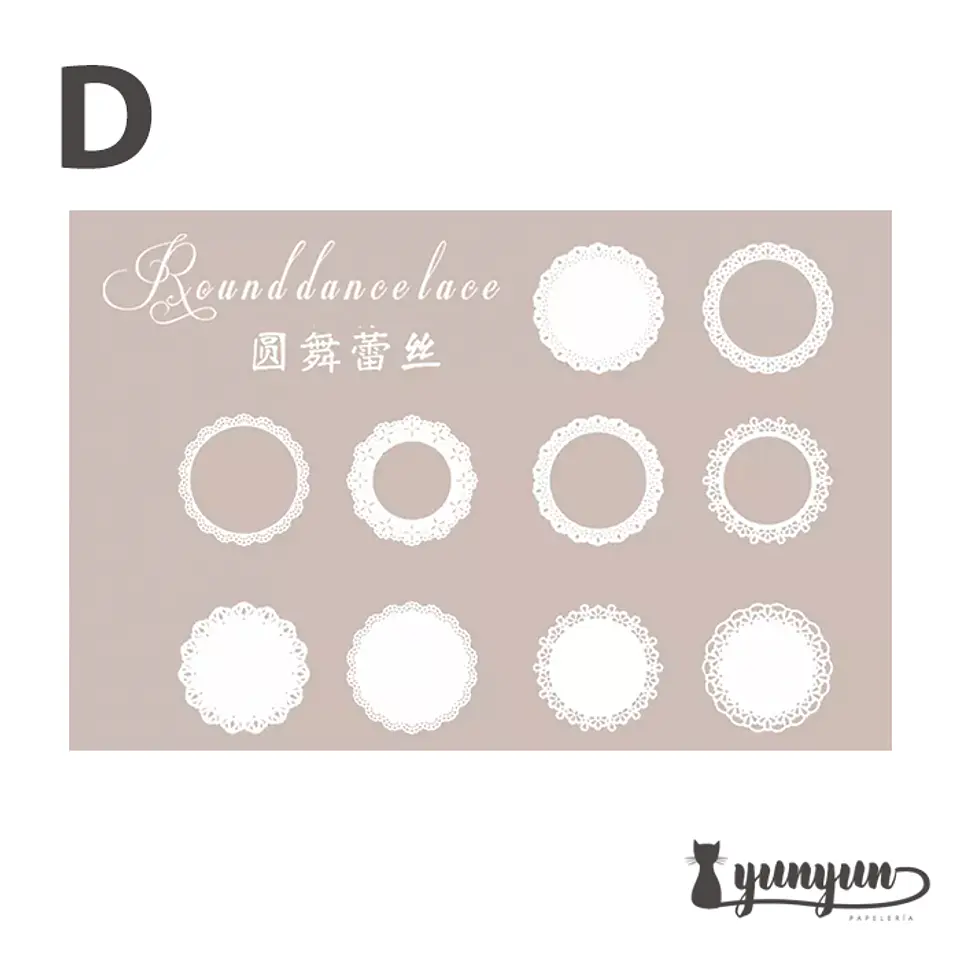 Set Blondas de Papel II - 10 pzas 12