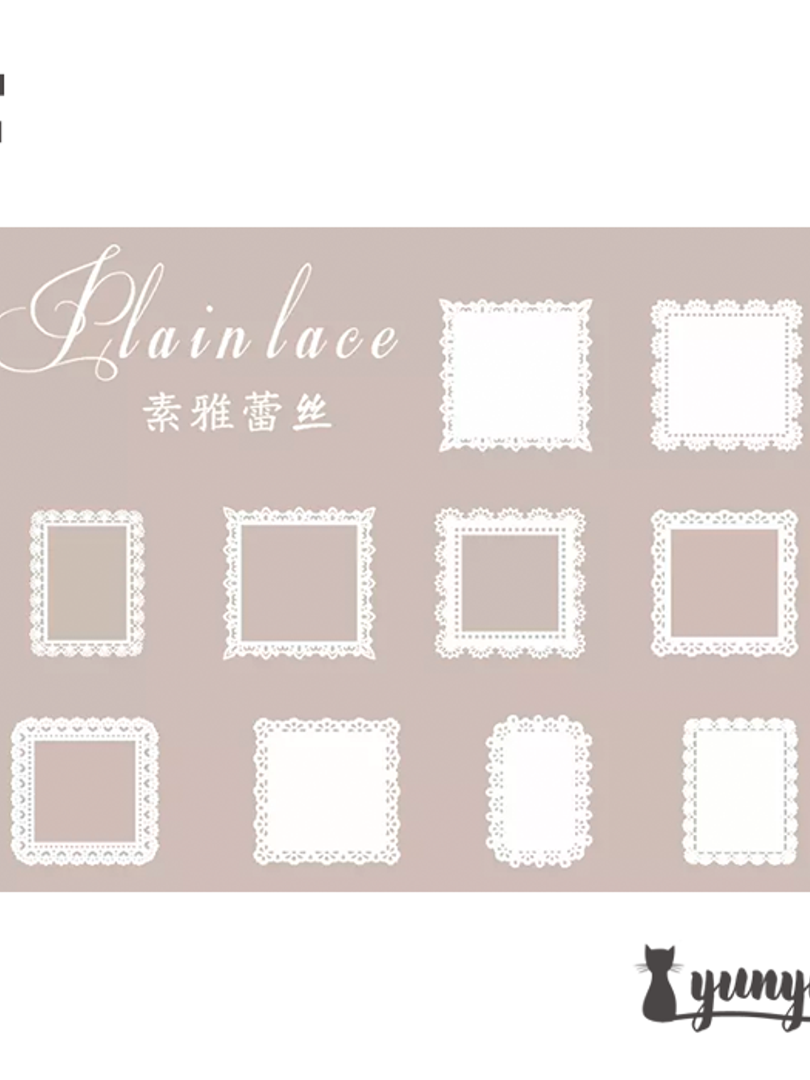 Set Blondas de Papel II - 10 pzas 14