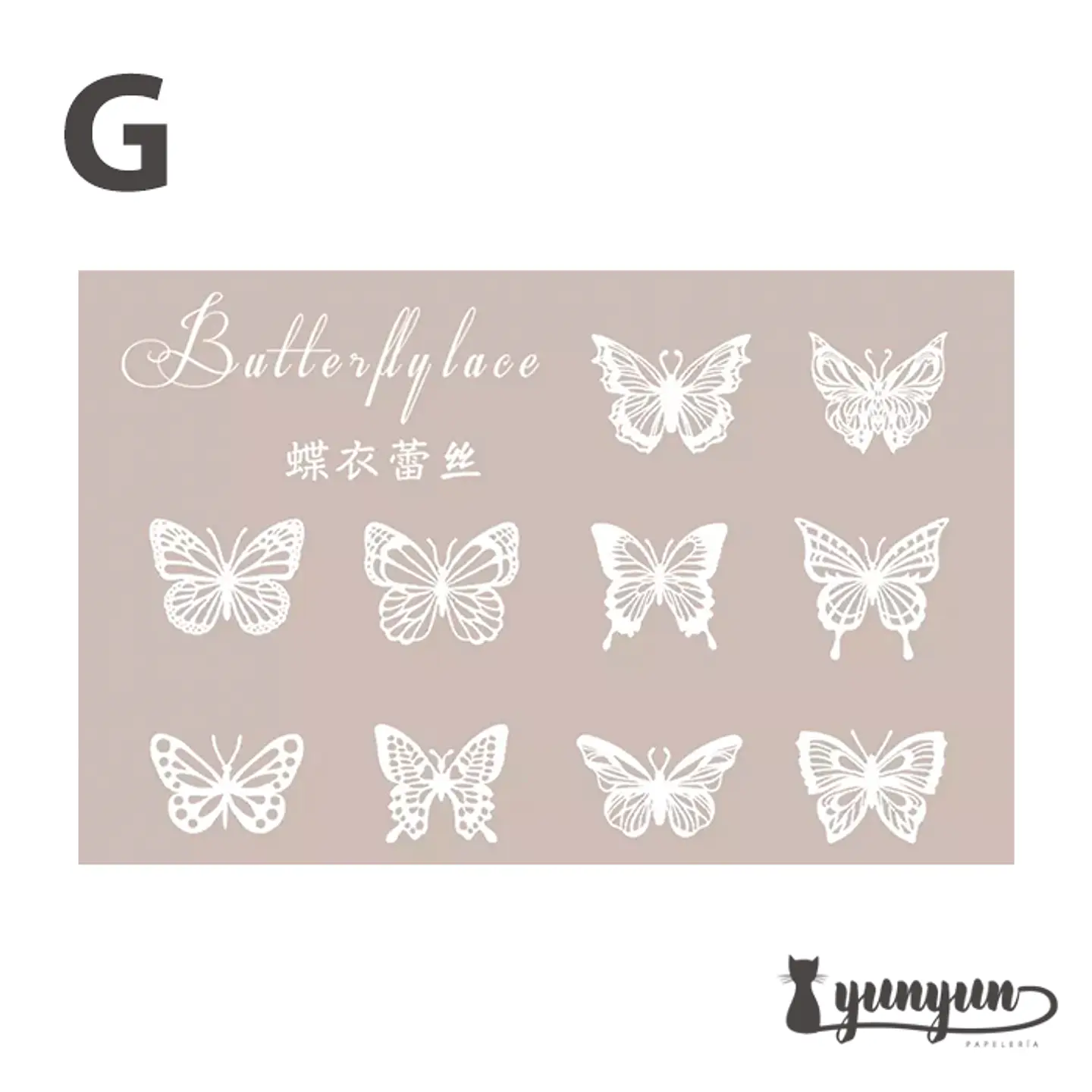 Set Blondas de Papel II - 10 pzas 15