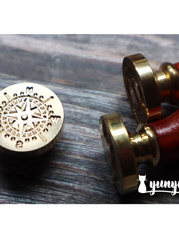 Sello de Lacre Brújula - 2,5cm 2