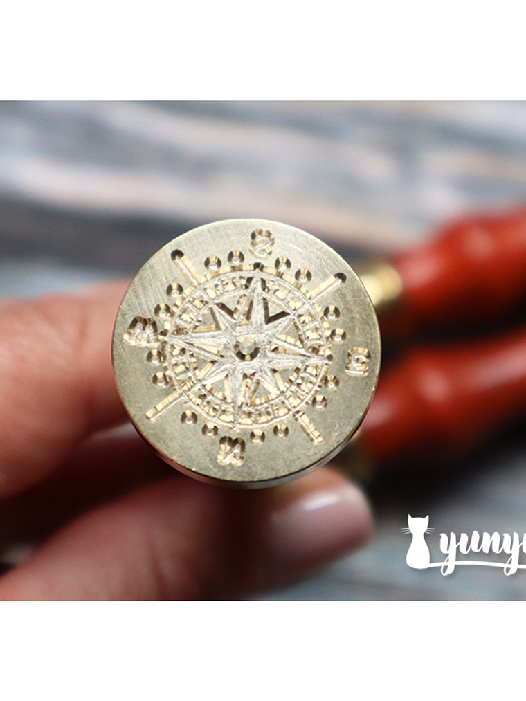 Sello de Lacre Brújula - 2,5cm 1