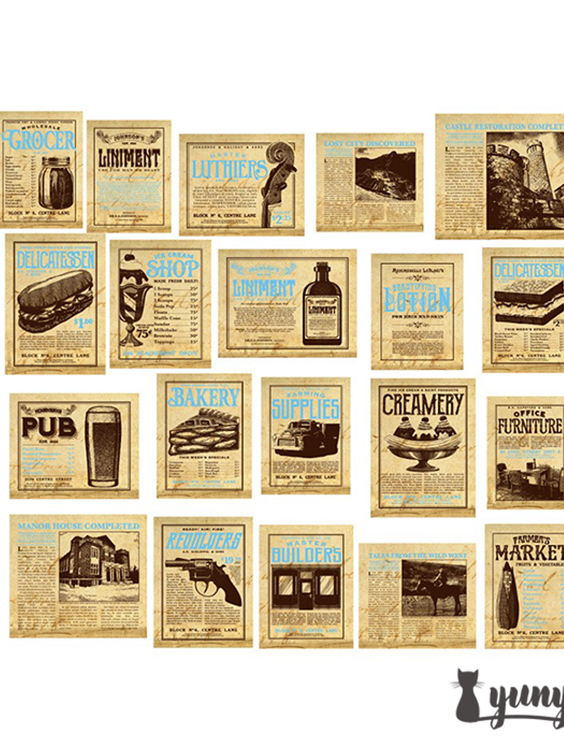 Deco Sticker Foil - 40 pzs 8