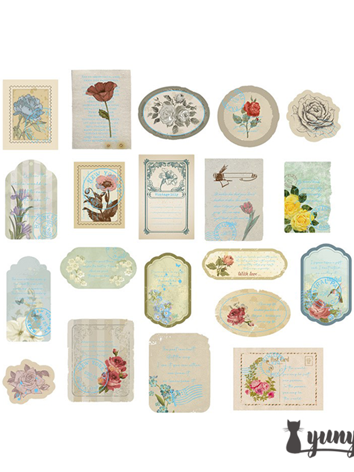 Deco Sticker Foil - 40 pzs 12