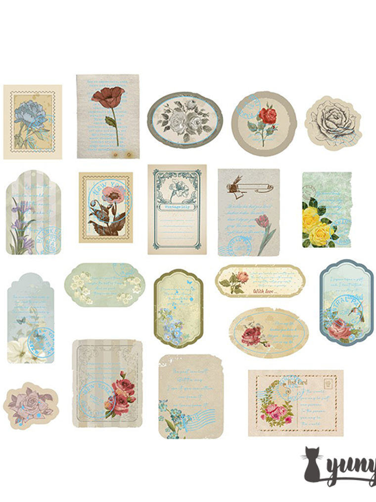 Deco Sticker Foil - 40 pzs 12