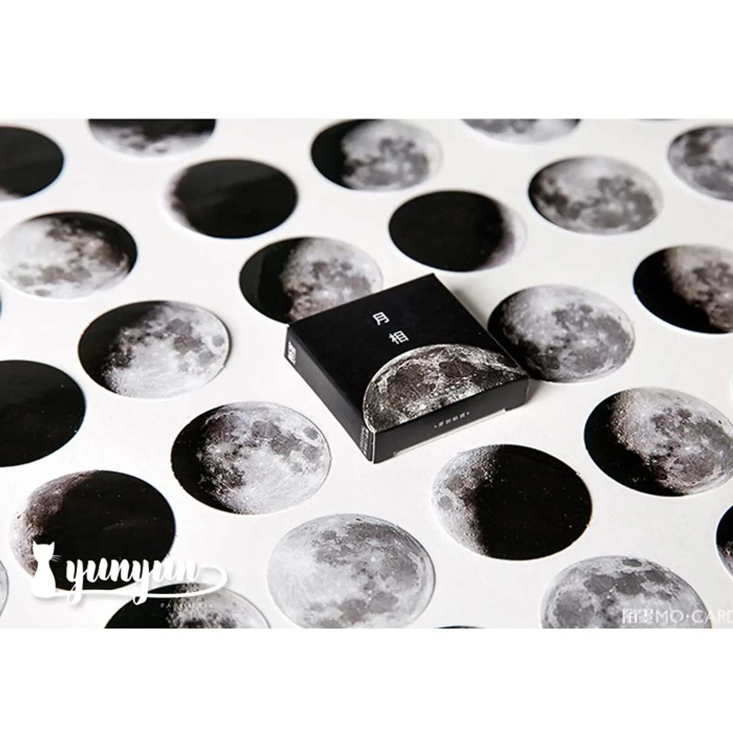 Caja Stickers Lunas - 45 pzas 1