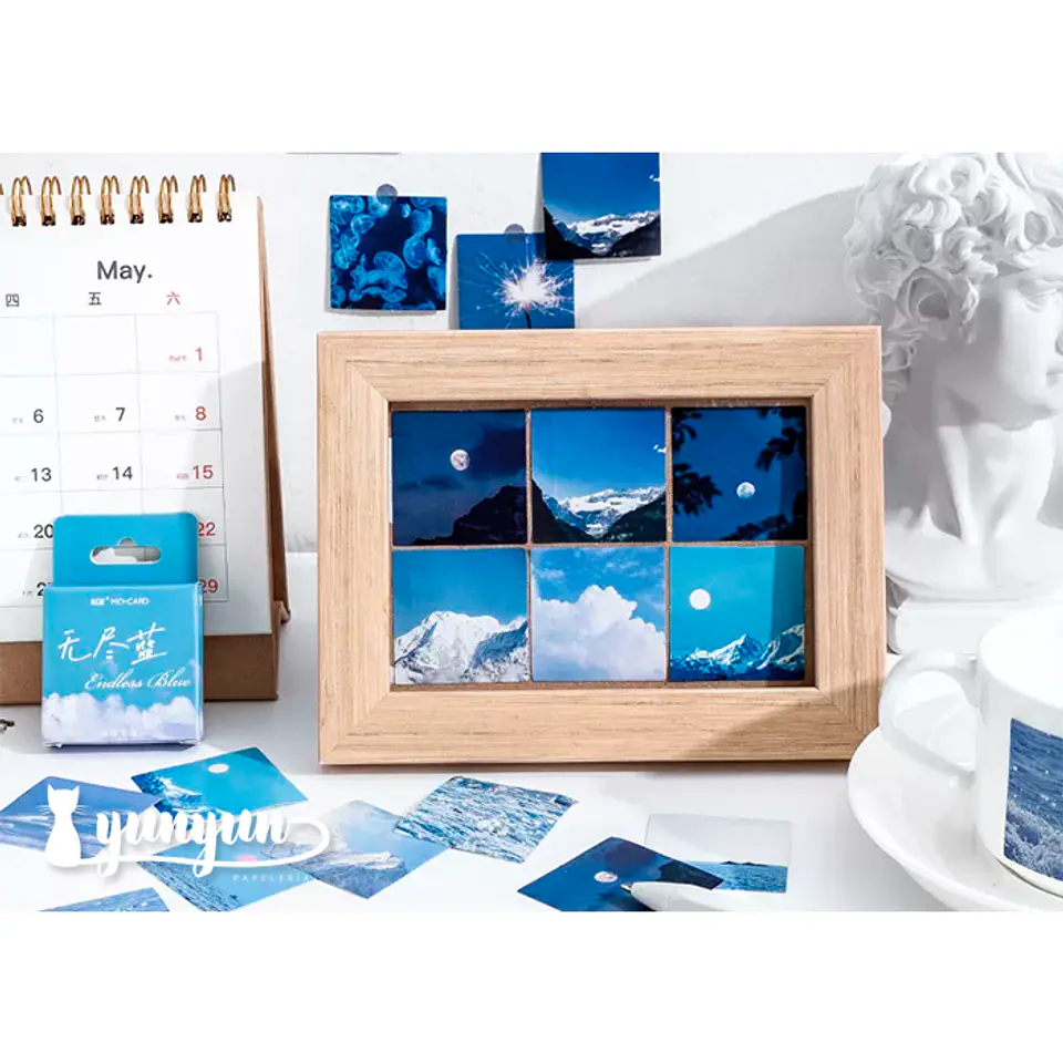 Caja Stickers Endless Blue - 45 pzas 2