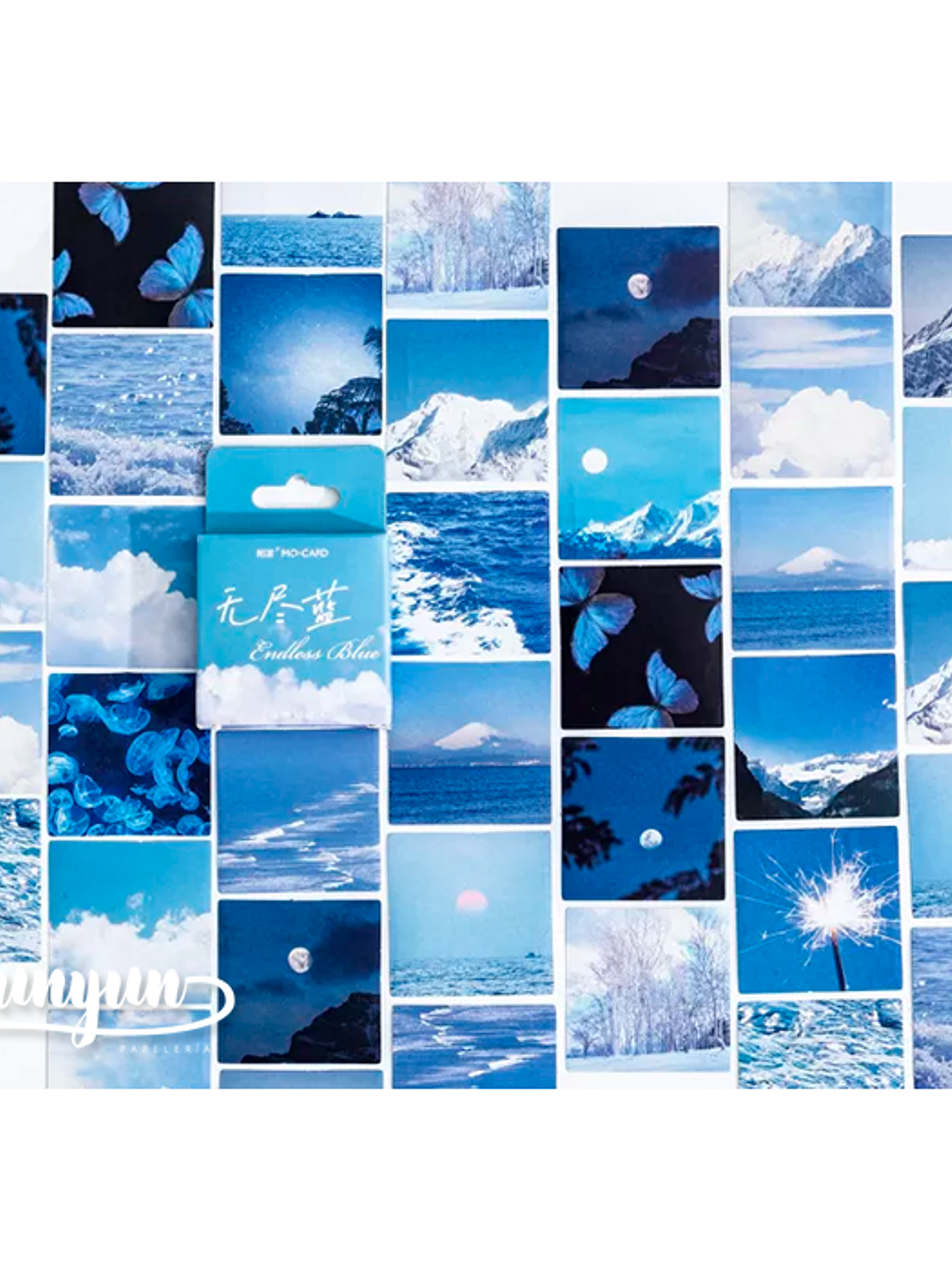 Caja Stickers Endless Blue - 45 pzas 1