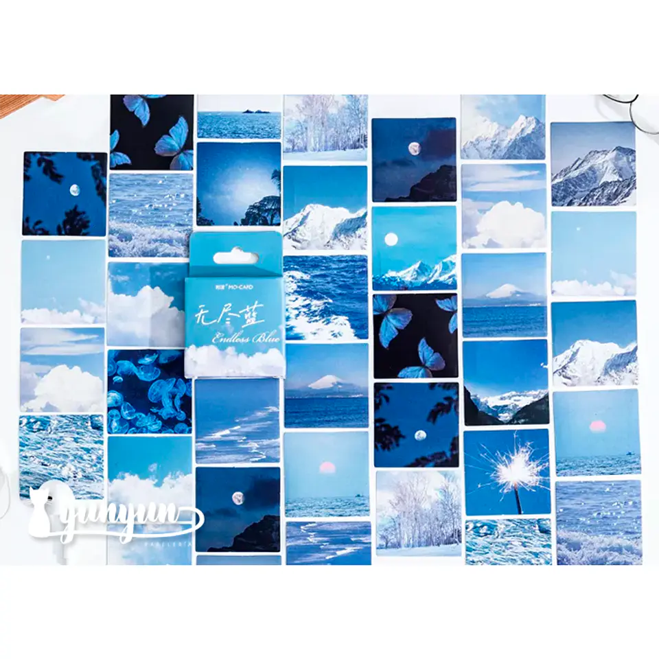 Caja Stickers Endless Blue - 45 pzas 1