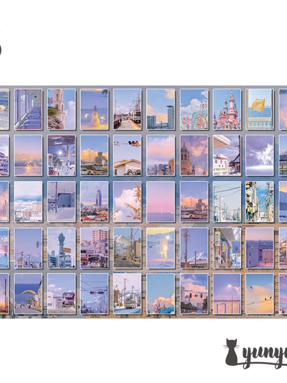 Mini Sticker Paisajes II - 50 pzas 6