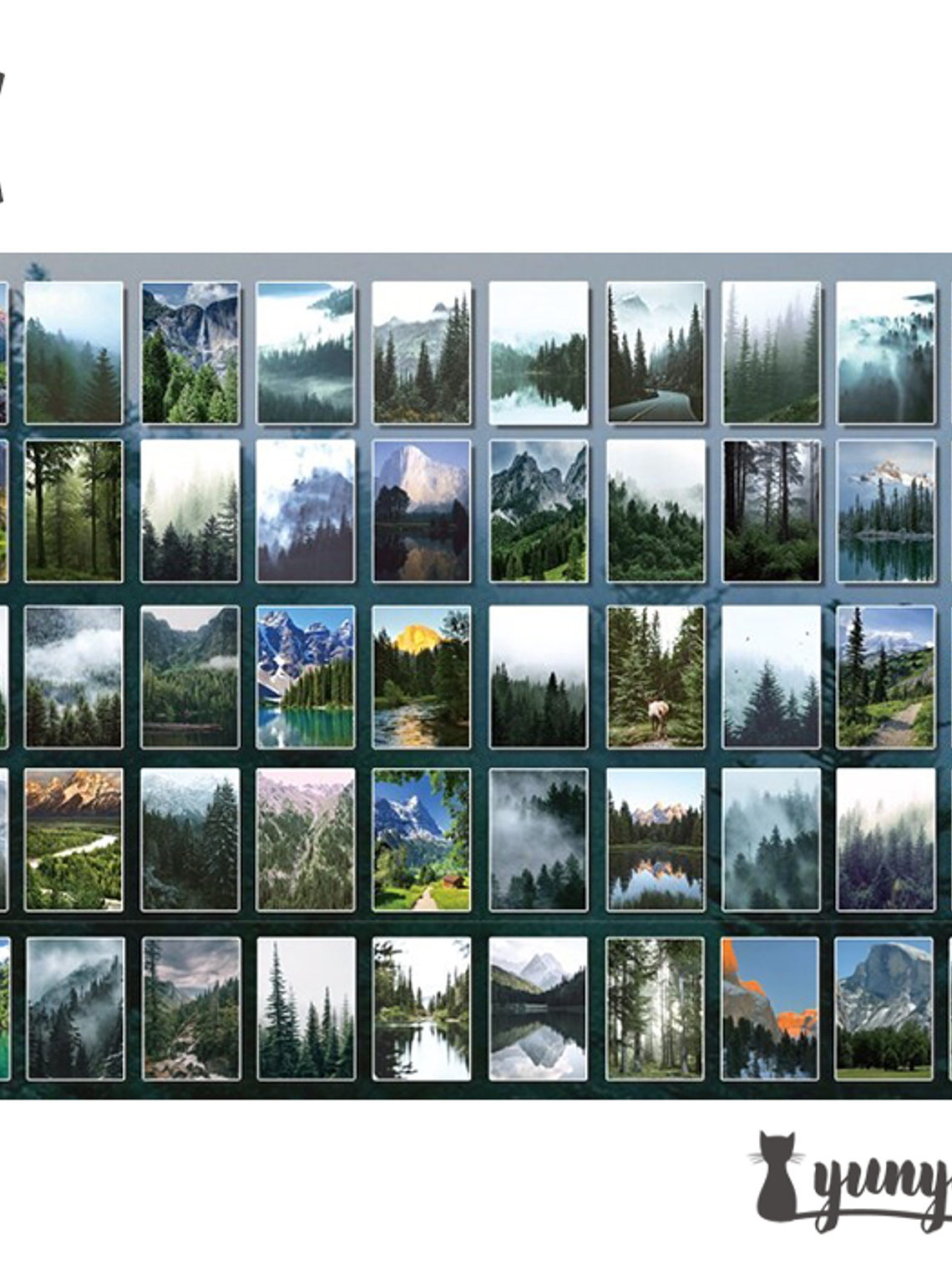 Mini Sticker Paisajes II - 50 pzas 7