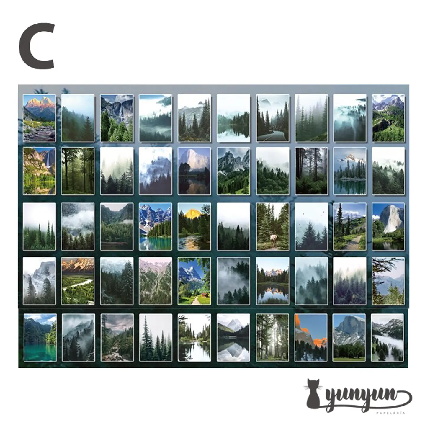 Mini Sticker Paisajes II - 50 pzas 7