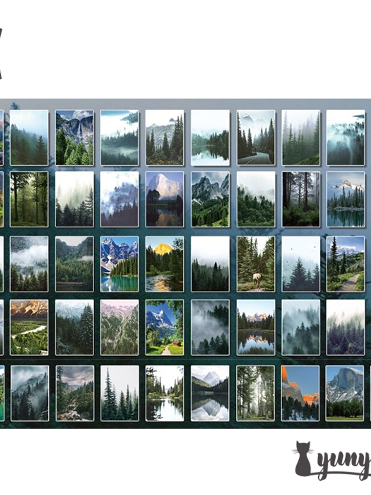 Mini Sticker Paisajes II - 50 pzas 7