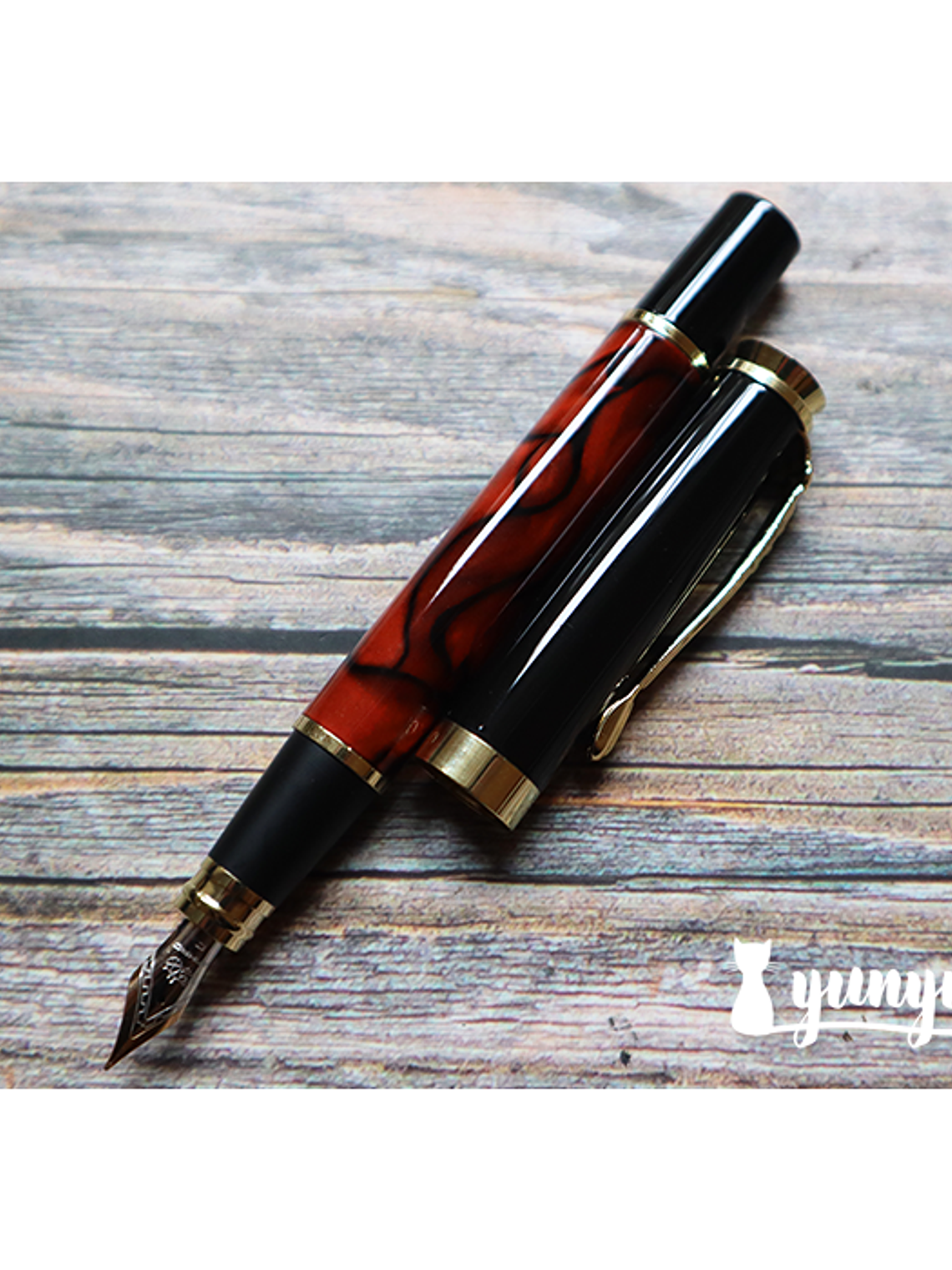 Pluma Fuente JINHAO 500 - Red 2