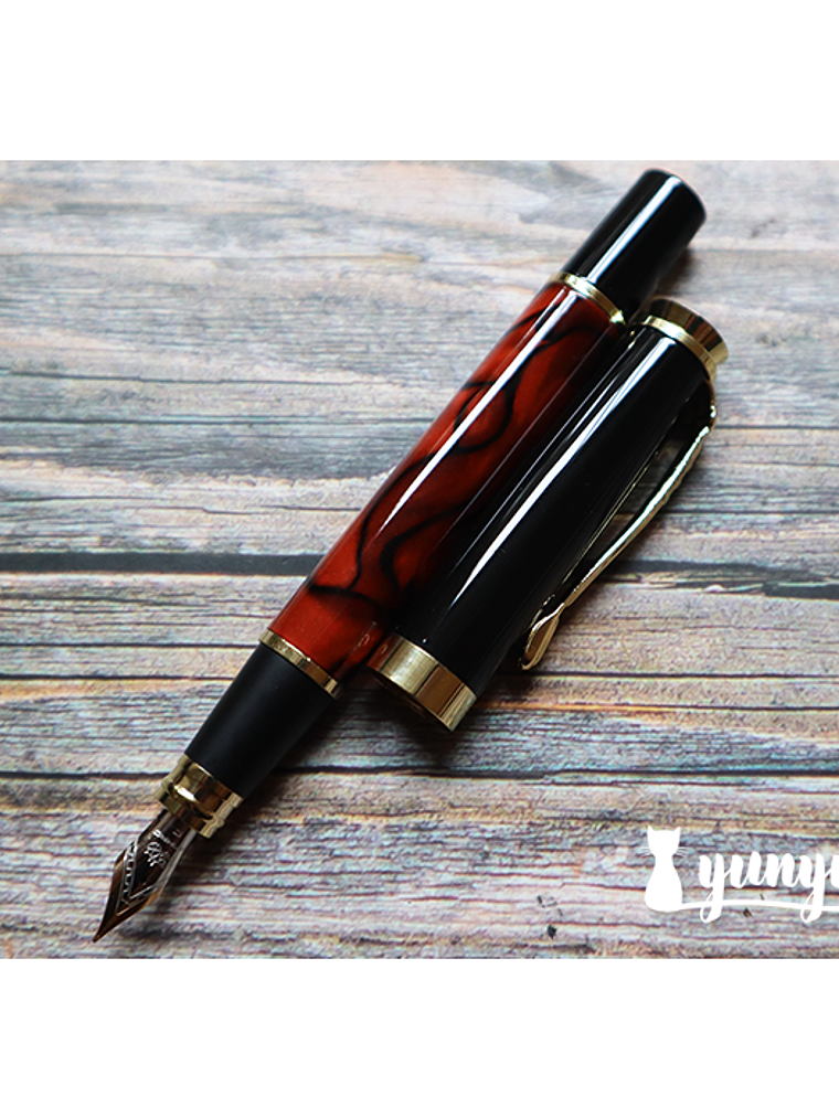 Pluma Fuente JINHAO 500 - Red 2