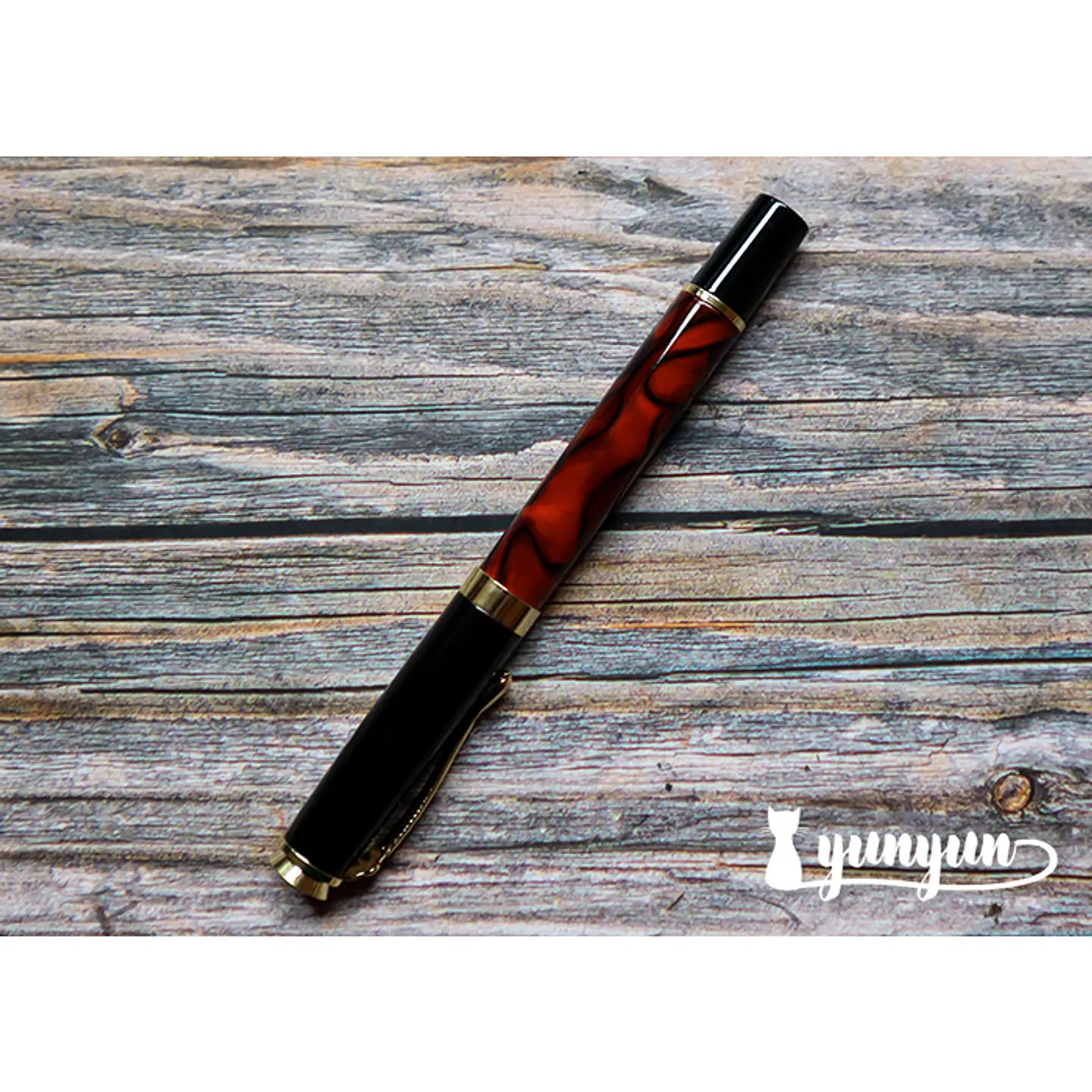 Pluma Fuente JINHAO 500 - Red 4