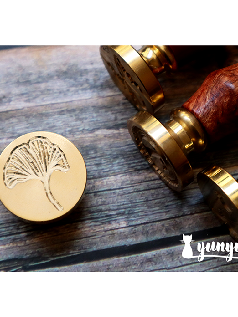 Sello de Lacre Ginkgo - 2,5cm 4