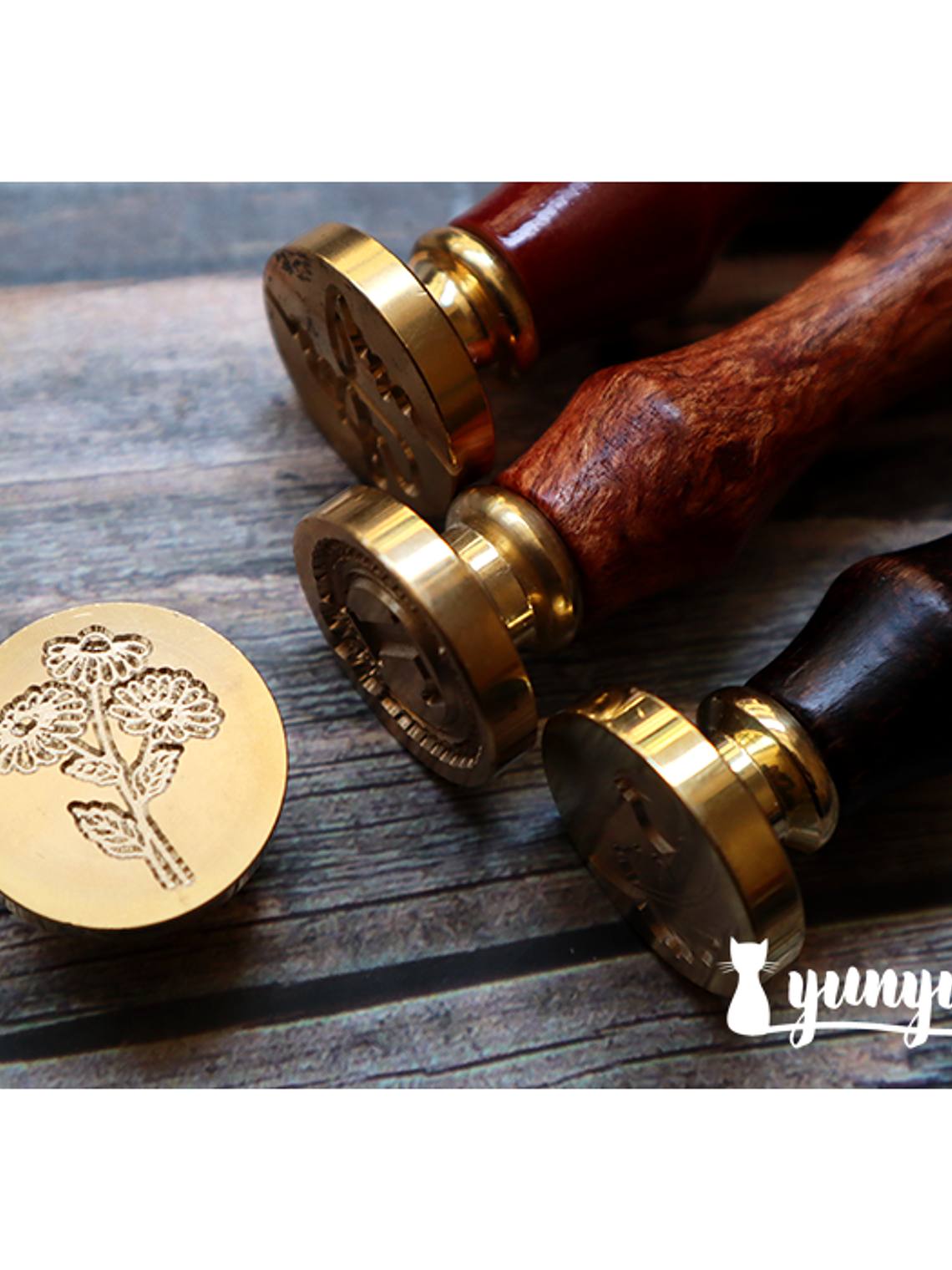 Sello de Lacre Flores II - 2,5cm 4