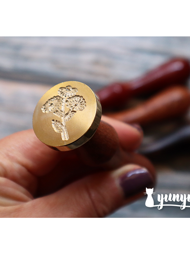 Sello de Lacre Flores II - 2,5cm 3