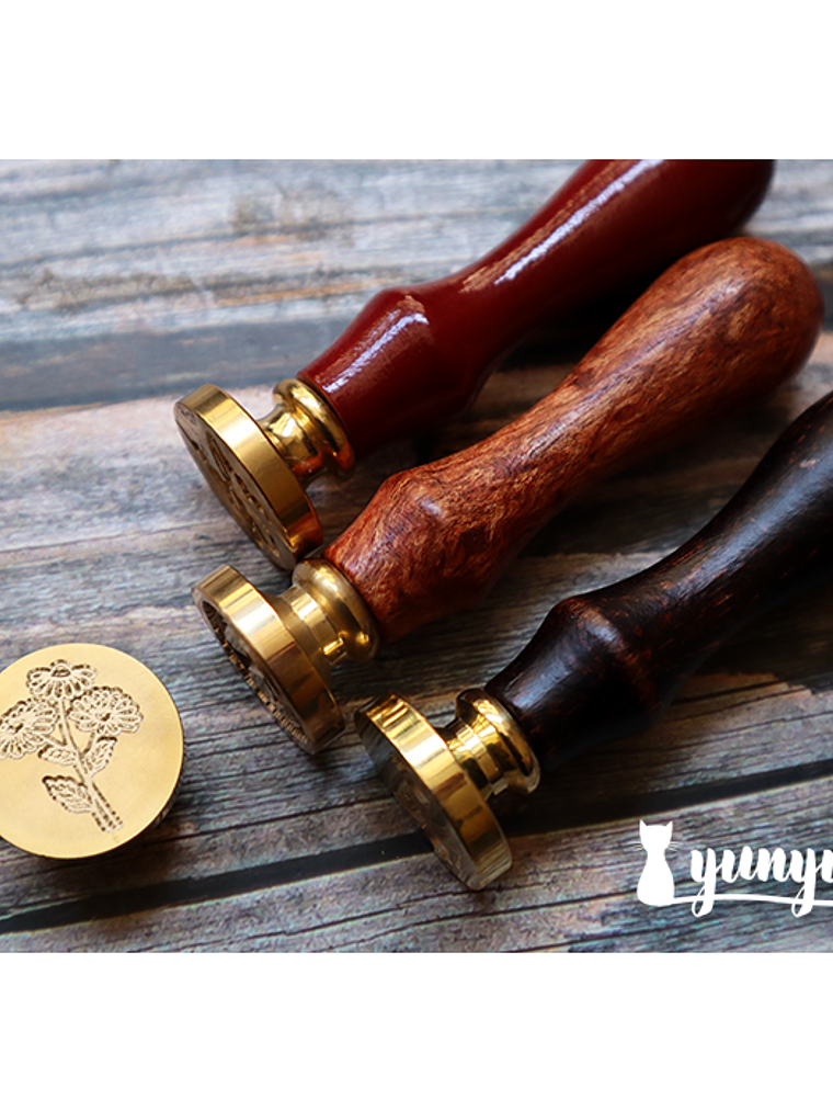 Sello de Lacre Flores II - 2,5cm 2