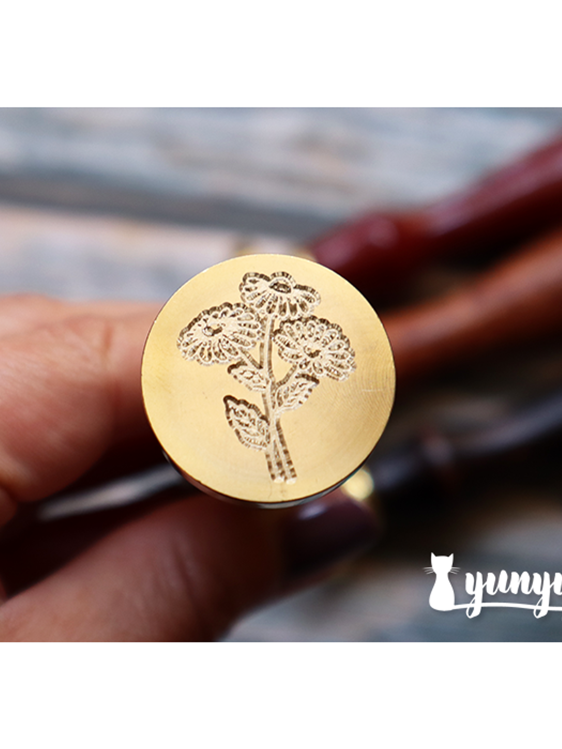 Sello de Lacre Flores II - 2,5cm 1