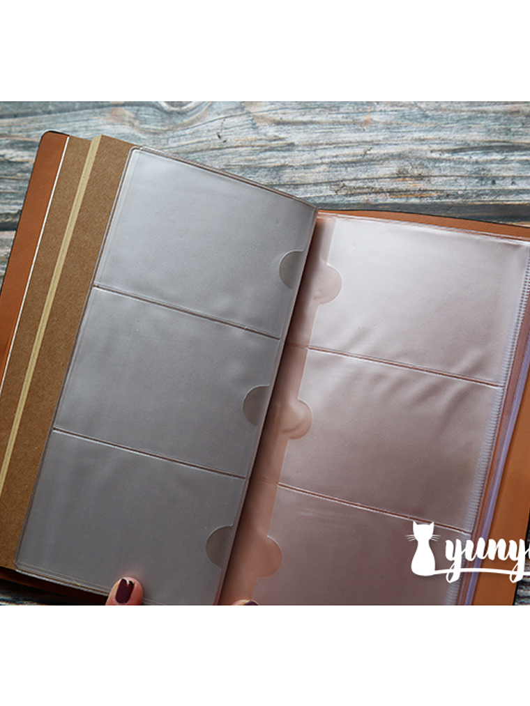 Traveler's Notebook - Azul marino 8