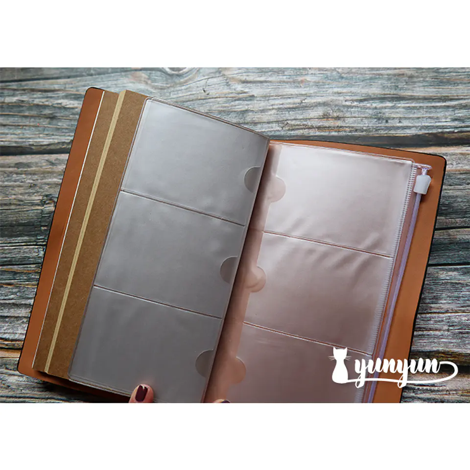 Traveler's Notebook - Azul marino 8