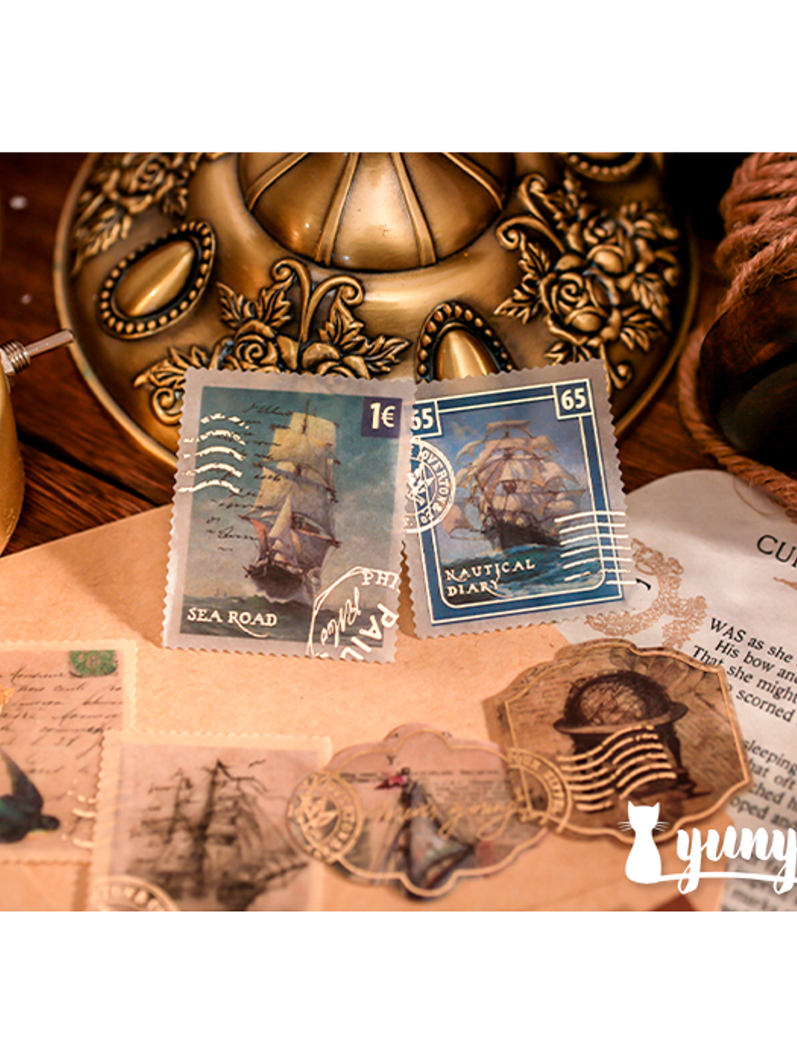 Bronzing Stickers II - 40 pzas 2