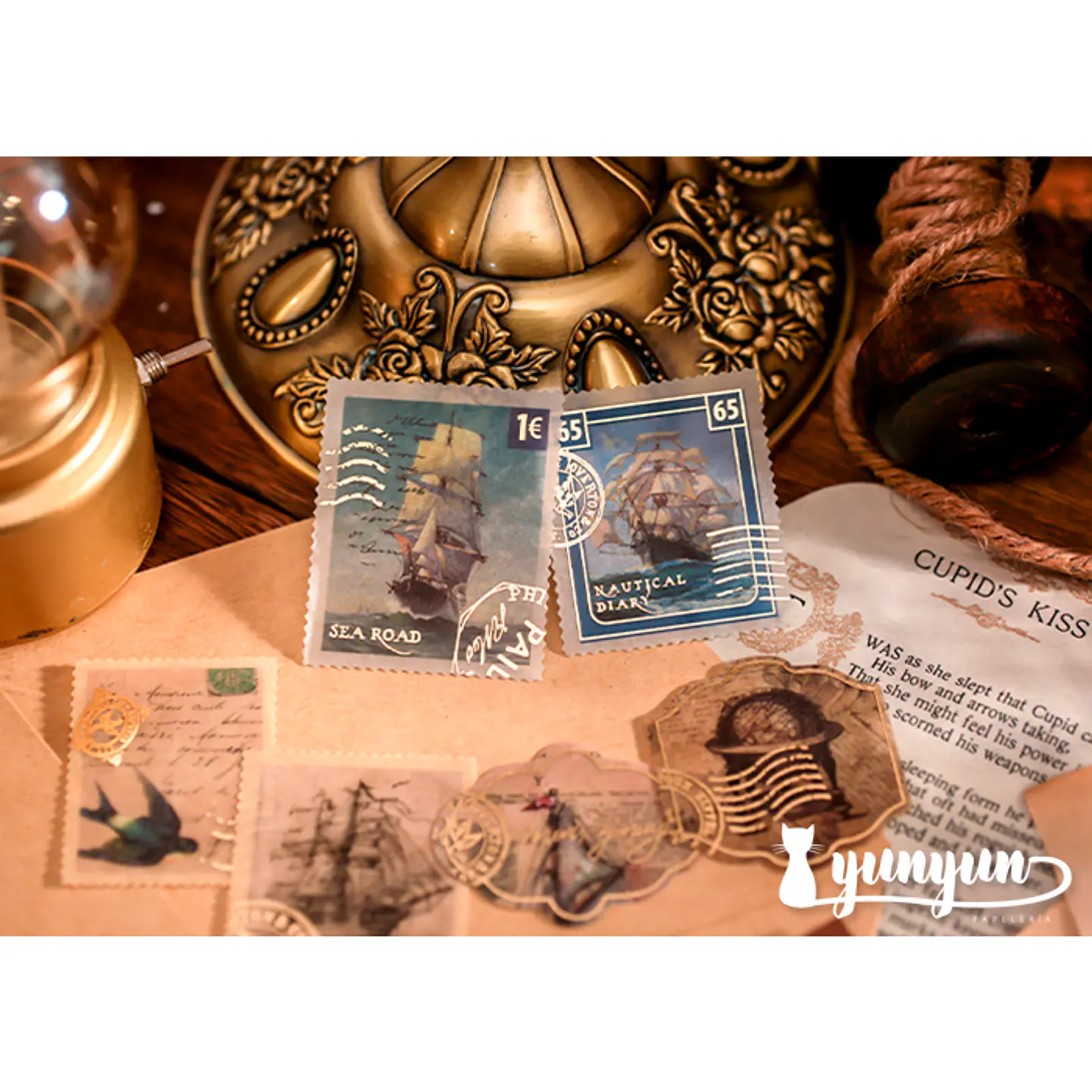Bronzing Stickers II - 40 pzas 2
