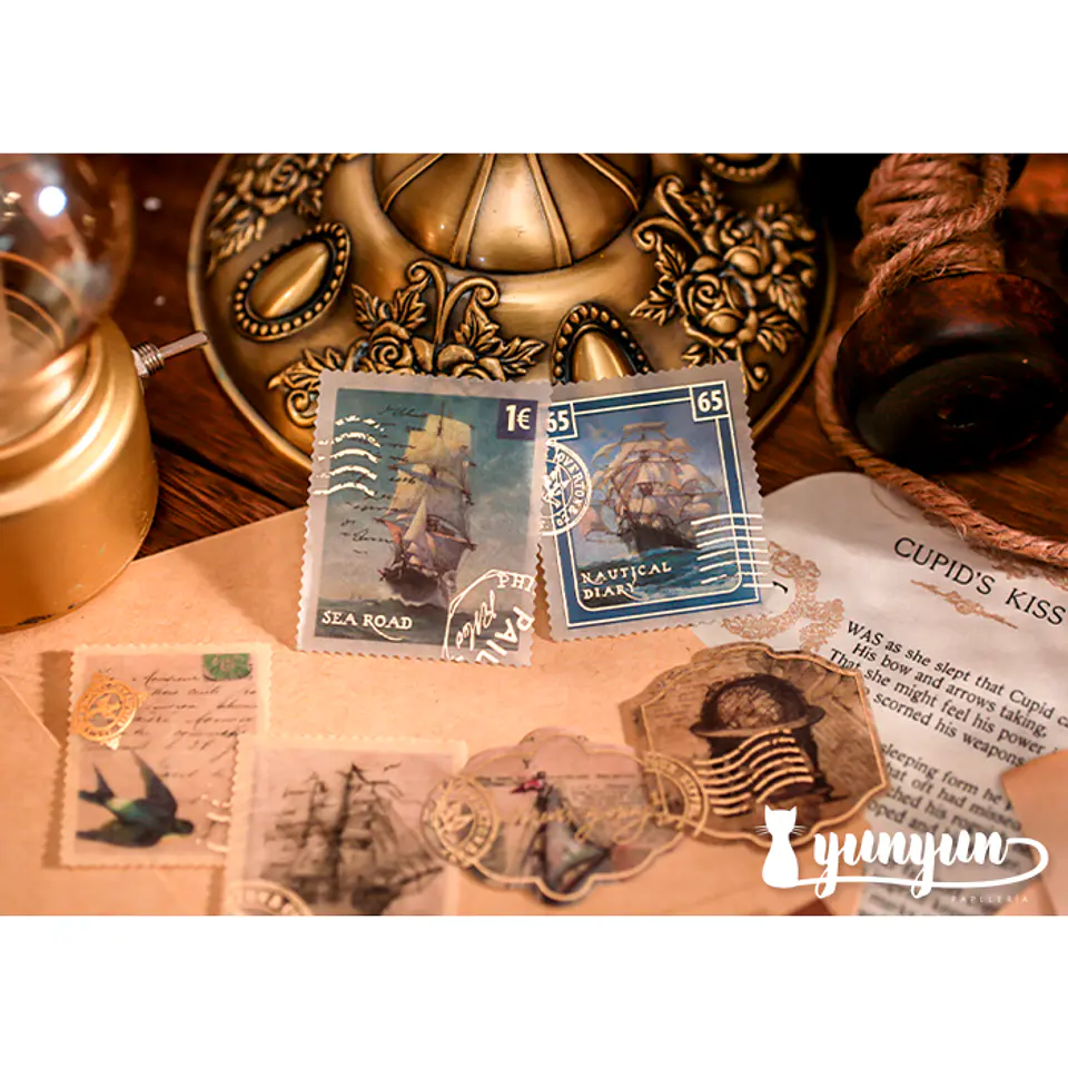 Bronzing Stickers II - 40 pzas 2