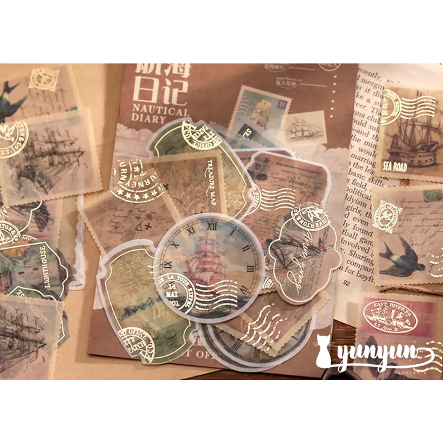 Bronzing Stickers II - 40 pzas 4