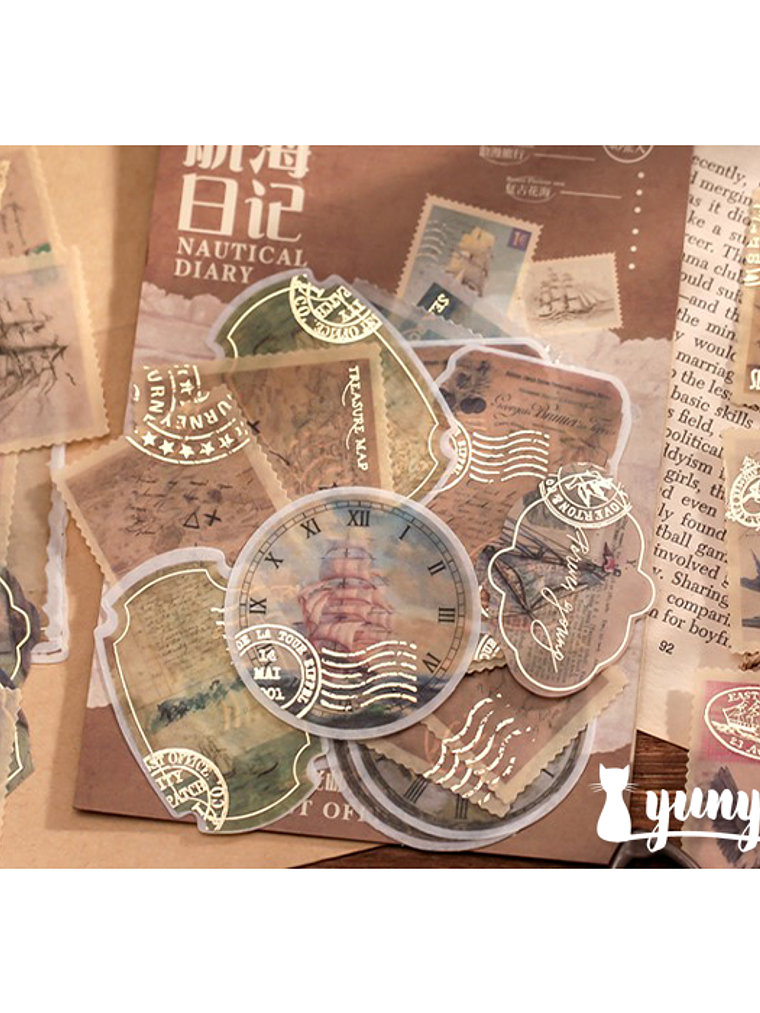 Bronzing Stickers II - 40 pzas 4