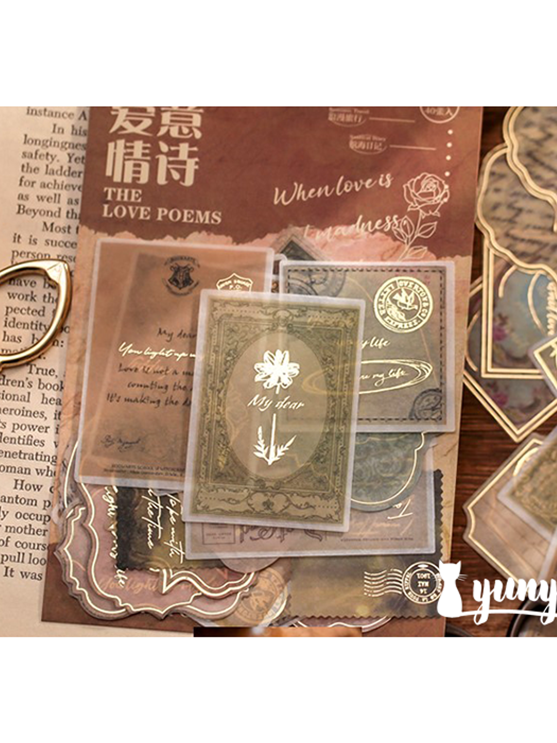 Bronzing Stickers II - 40 pzas 6