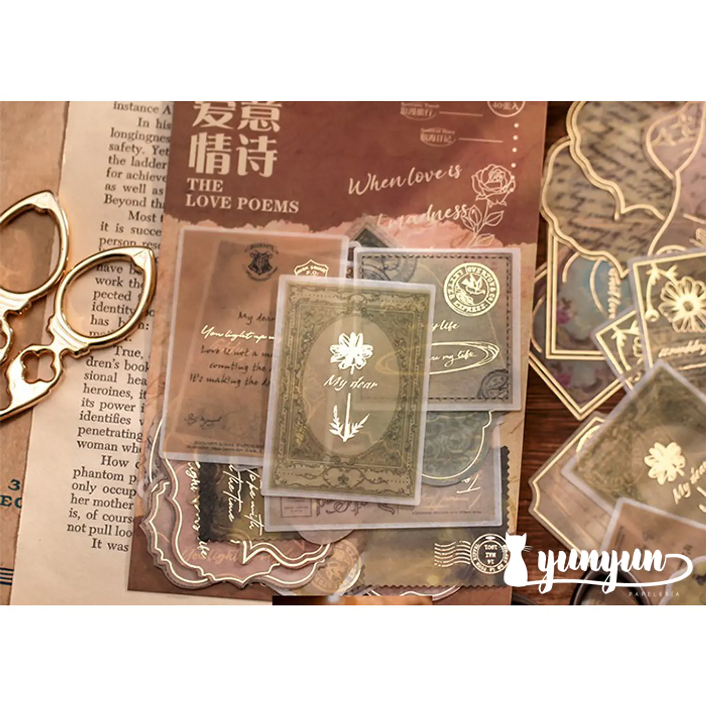 Bronzing Stickers II - 40 pzas 6