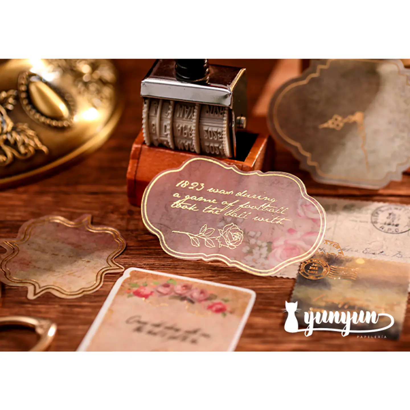 Bronzing Stickers II - 40 pzas 5