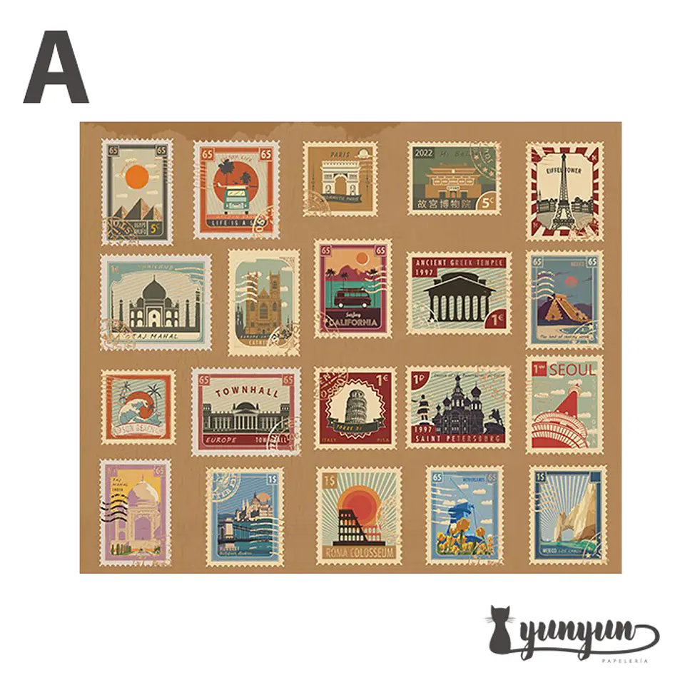 Bronzing Stickers II - 40 pzas 10